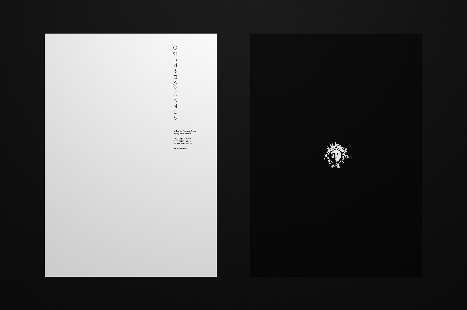 Arcanes Letterhead